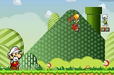 Mario Fire Bounce