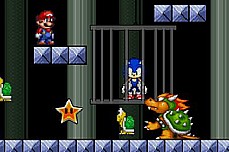 Super Mario Save Sonic