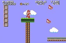 Megaman in Super Mario Bros